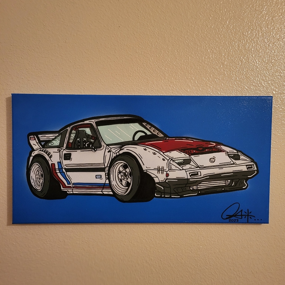 Nissan drift car art nike